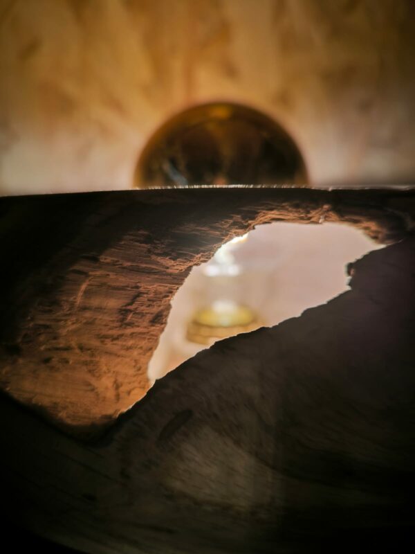 Lampe en bois